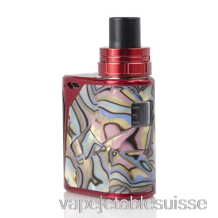Vape Suisse Smok Priv One Kit Tout-en-un 60w - Corps Rouge 920mah / Nacre Jaune